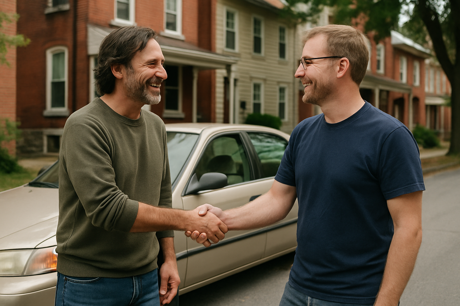 Vehicle donation moment in York